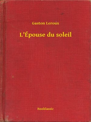 cover image of L'Épouse du soleil